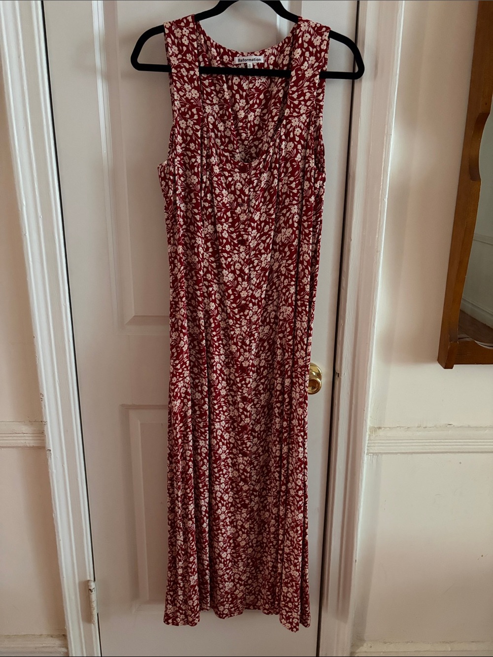 Reformation Londyn Floral Button Down Dress, NWOT